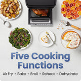 Air Fryer 6-in-1, XL 14-Quart Multifunctional Airfryer with Touchscreen Controls, Rotisserie, Food Dehydrator