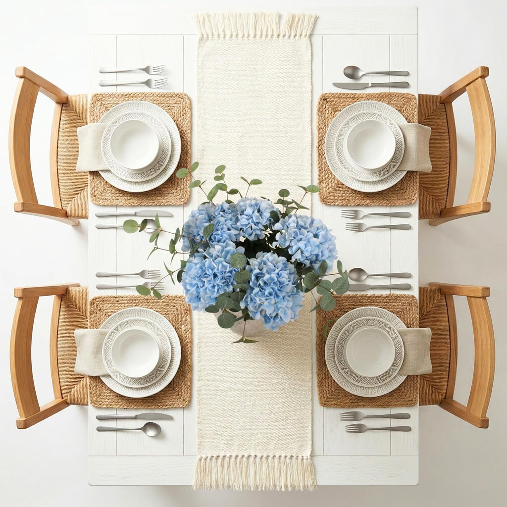 Blue Hydrangea Artificial Flowers Arrangement | Casa Home Living
