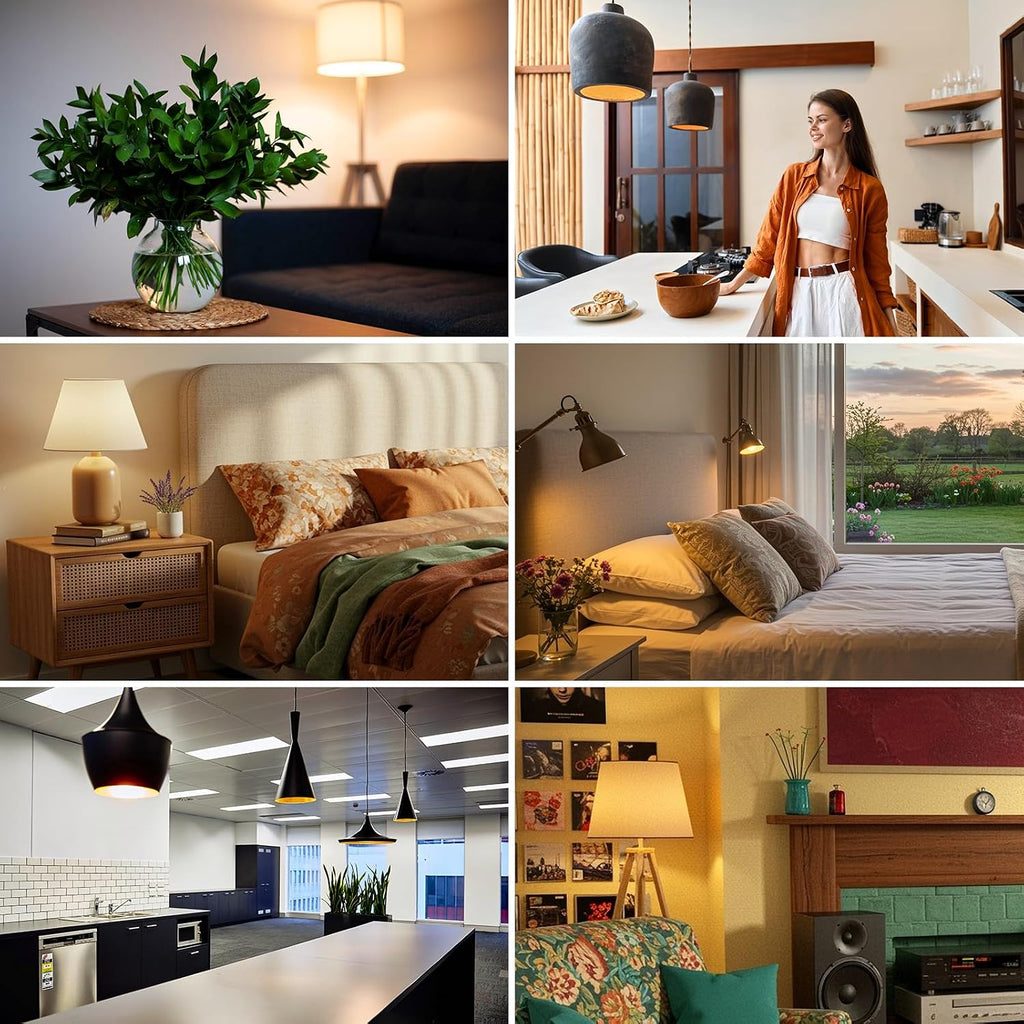 A19 LED Light Bulbs Dimmable,60W Equivalent 750 Lumens, 2700K Soft White, E26 Base, 15,000-Hour Lifespan, 8W Energy
