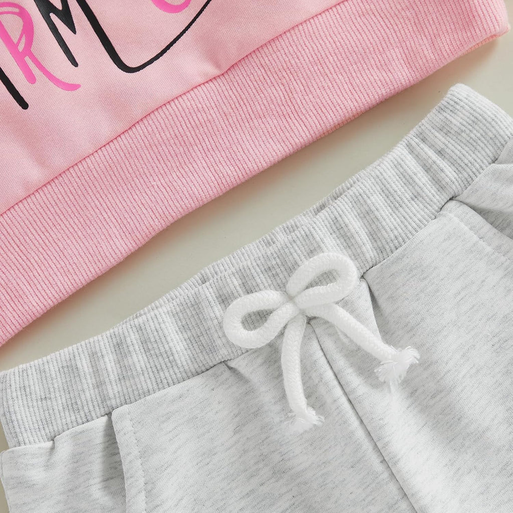 Toddler Baby Girl Clothes Farm Truck Fall Outfits Sweatshirt + Pants
