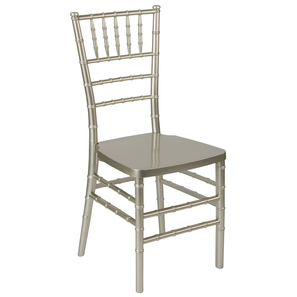 Champagne Resin Stacking Ballroom Chair