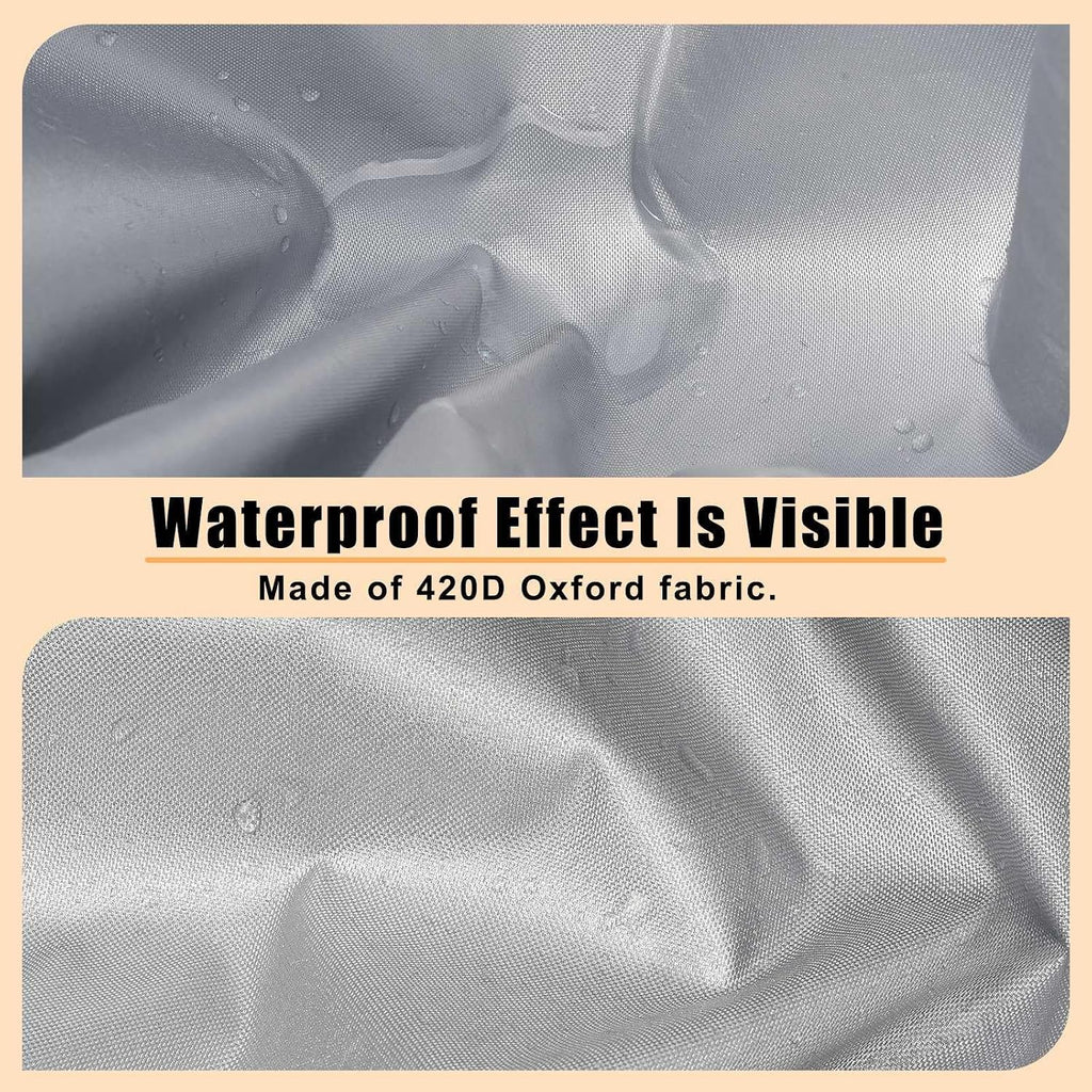 Patio Chaise Lounge Cover Waterproof Heavy Duty 420D Oxford Fabric, 78"L x 34"W x 32"H Outdoor Lounge Chair Cover