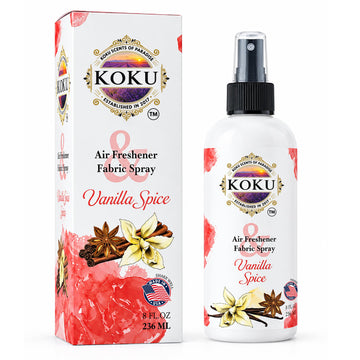Vanilla Spice Air Freshener, Room Spray, Odor Eliminator, Deodorizer, Car Air Freshener, Home Spray, Linen Spray