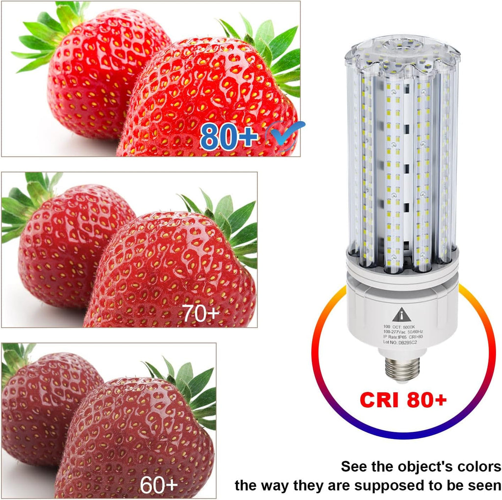 ZP LED Corn Light Bulb 100W Super Bright 15000lm 5000k E26 /E39 Led Corn Bulb, 1000W Equivalent CFL Metal Halogen HID