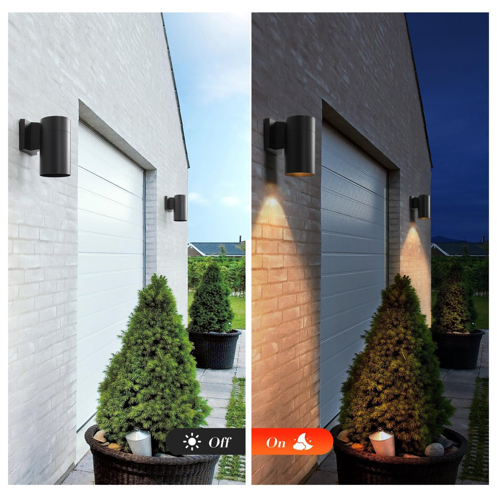 Modern Outdoor Wall Light - Aluminum Outdoor Porch Sconce, Garage, Doorway & Entryway - Stylish Waterproof Exterior