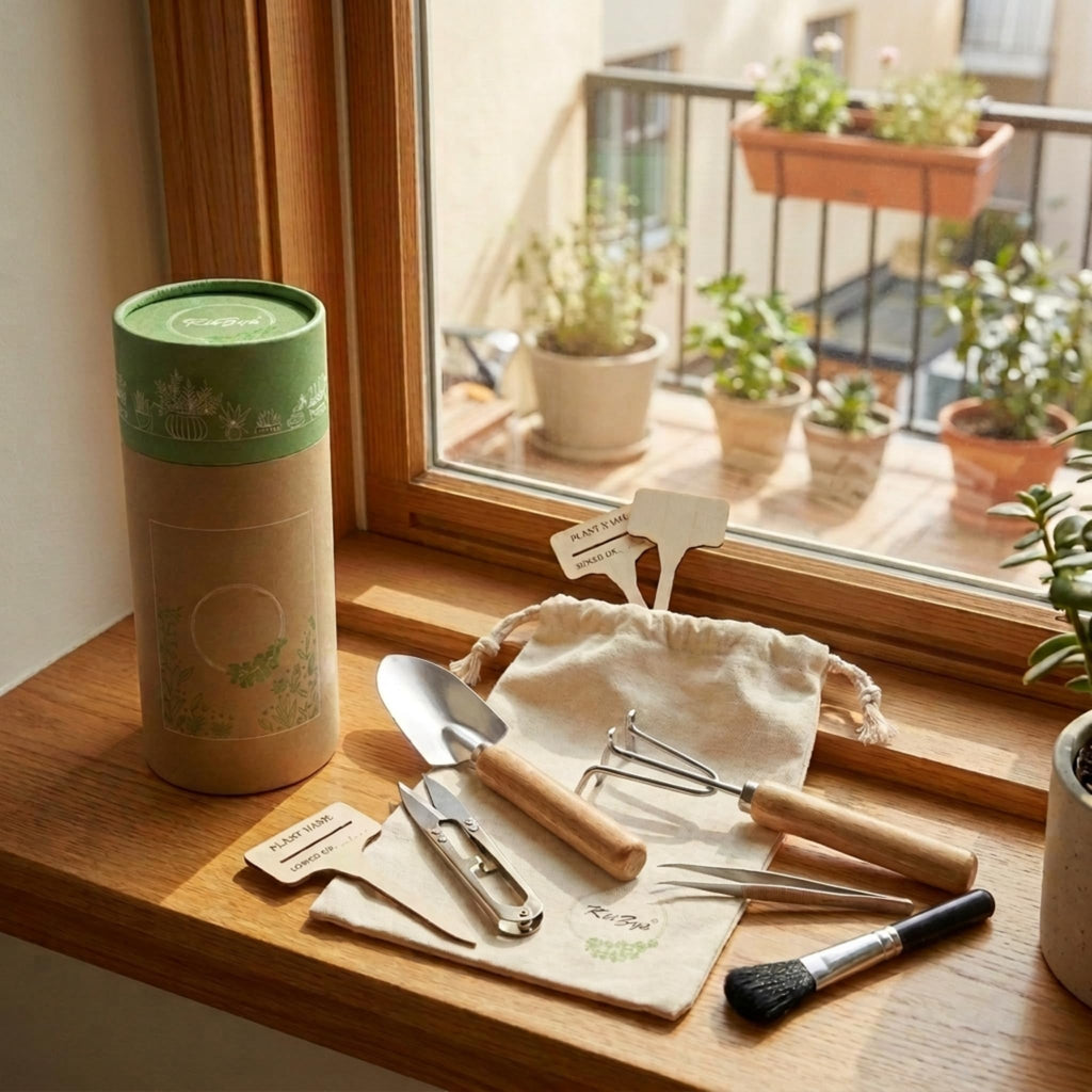 Indoor Garden Tools for Gardening - 12-Piece Small Garden Tools Set - Indoor Gardening Gifts for Women - Mini Hand