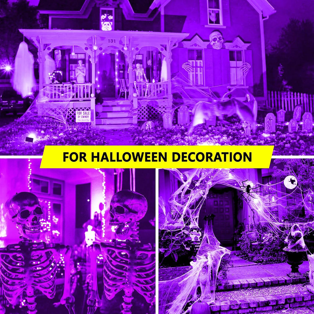 LED A19 Purple Light Bulb, 9W Purple LED Light Replace Up to 100W, E26 Base AC120V Dimmable Colored Light Bulb