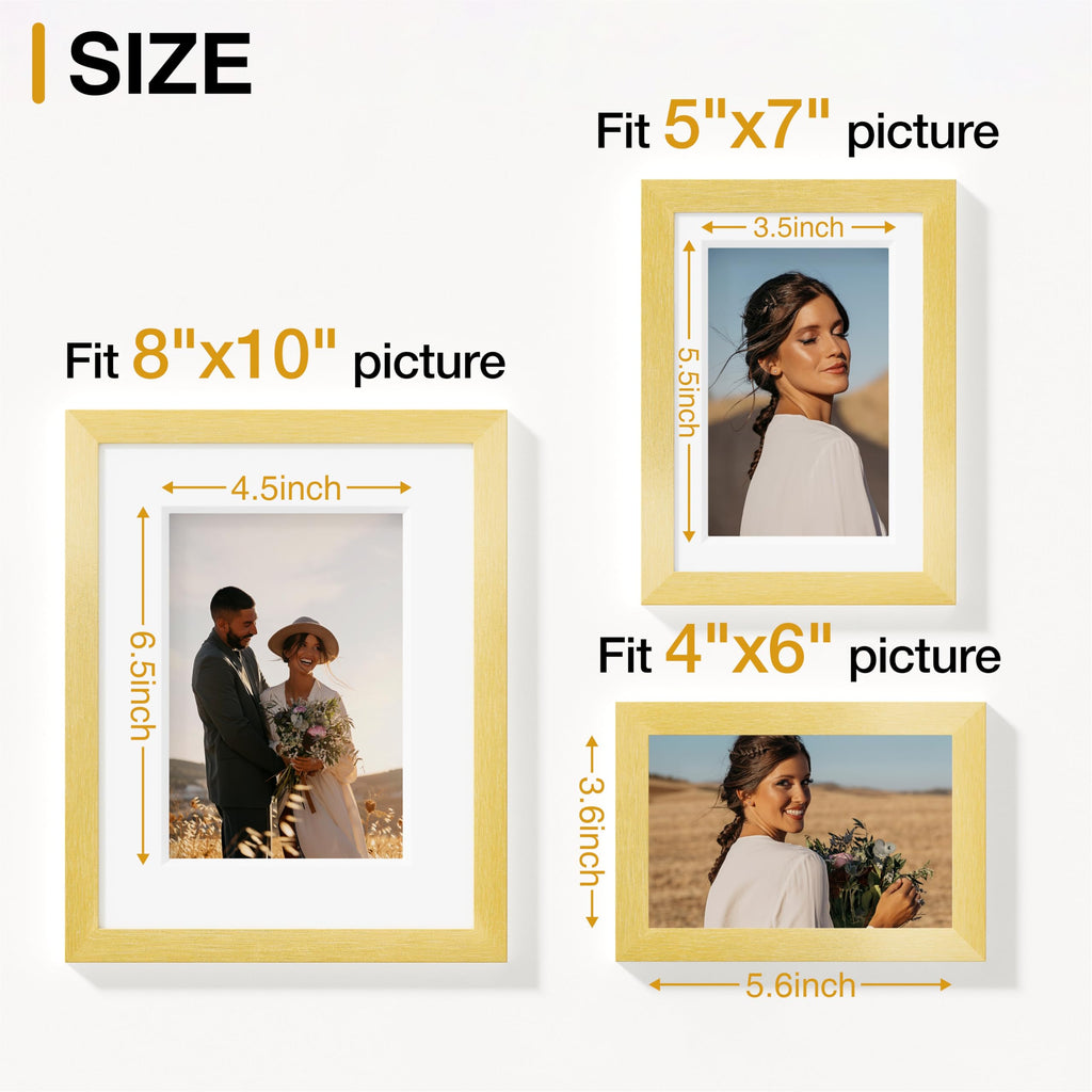 15 Pack Picture Frames Collage Wall Decor, Wall/Tabletop Display
