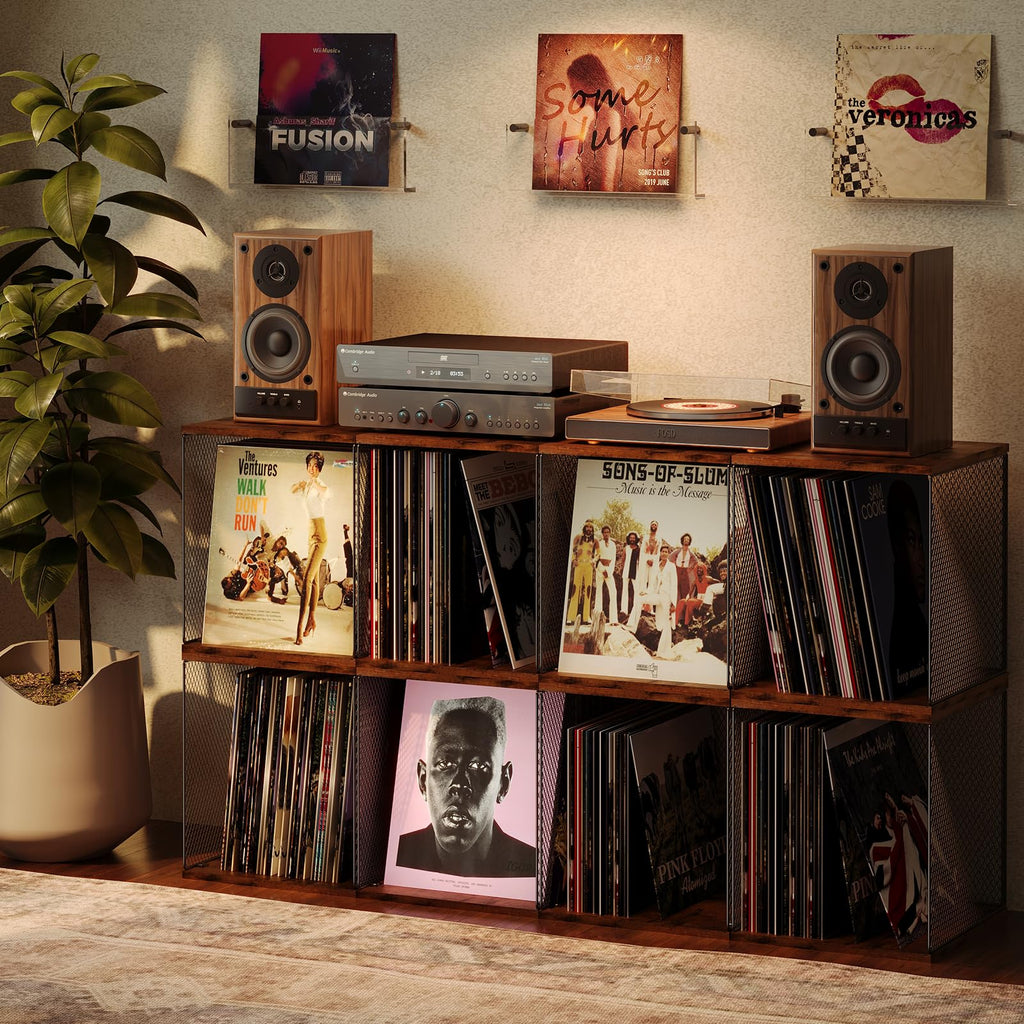 3 Cube Vinyl Record Storage