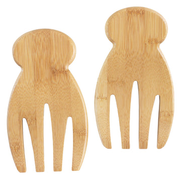 Salad Hands, Wood Salad Tongs Alternative for Serving