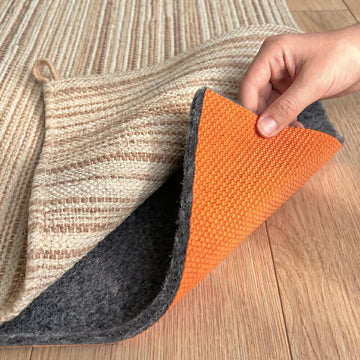 2 x 6 Ft Runner Rug Pad Non-Slip, 1/4" Thick, Rug Gripper for Hardwood Floors, Felt and Natural Rubber Backing