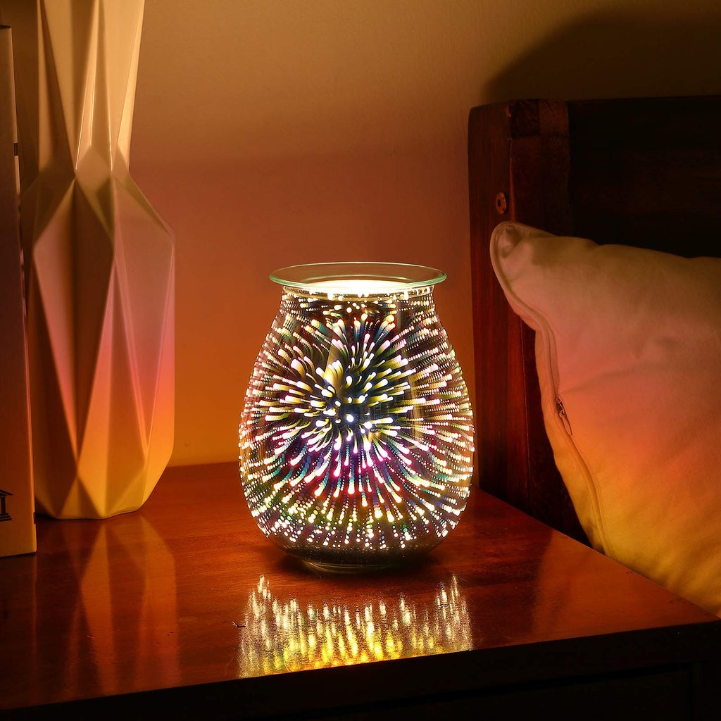 2 Pieces Replacement Wax Warmer Dish, 4 Inches Round Glass Plate
