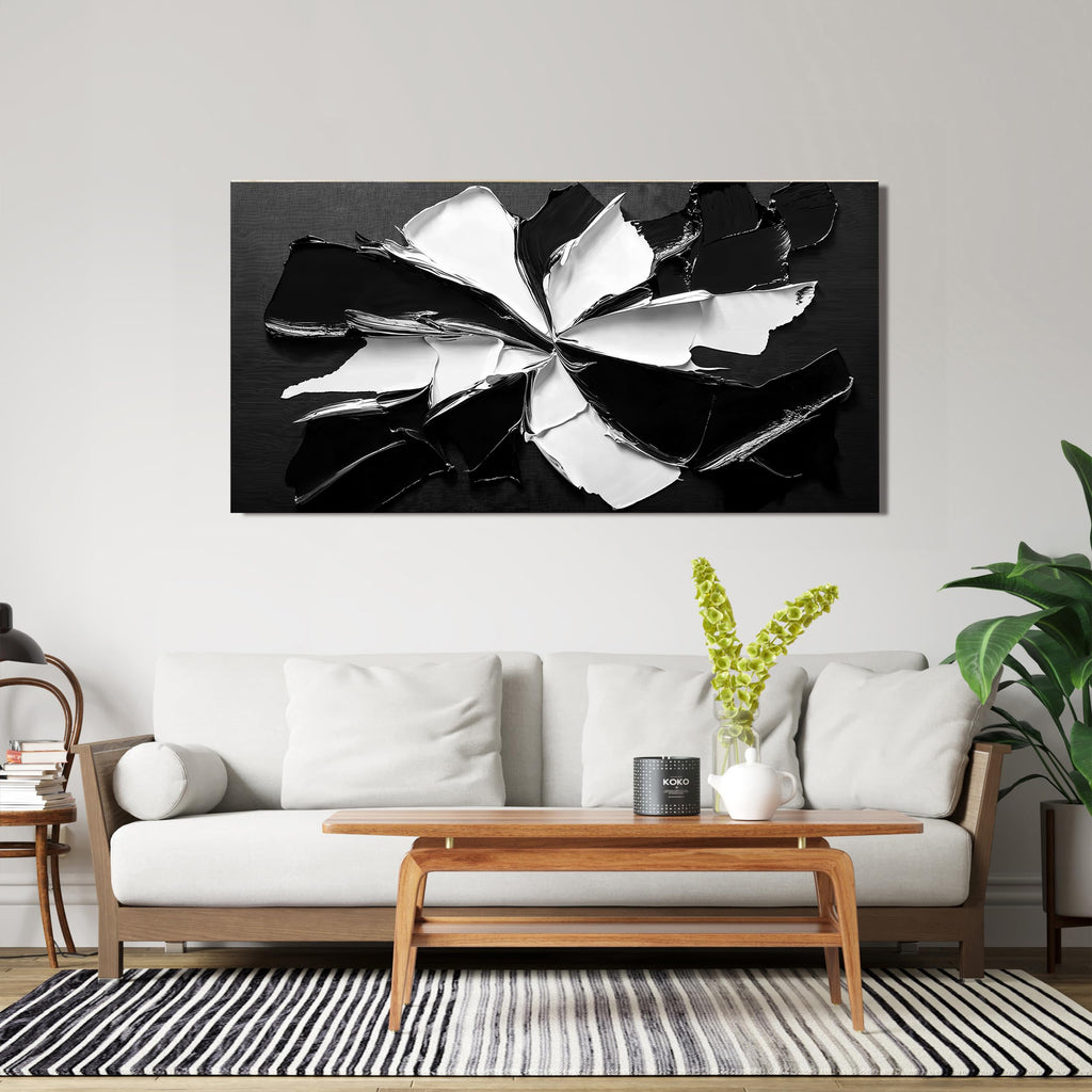 Abstract Wall Art Decoration Modern Wall Art Pictures Abstract Canvas Art Wall Decor Minimalist Black and White Wall