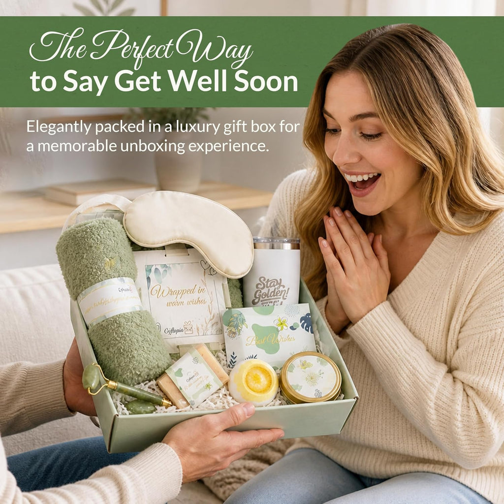 Gift Set Women, Get Well Gifts Women, Gift Basket Womens, Care Package Womens, Self Care Gifts Woman, Birthday Gift