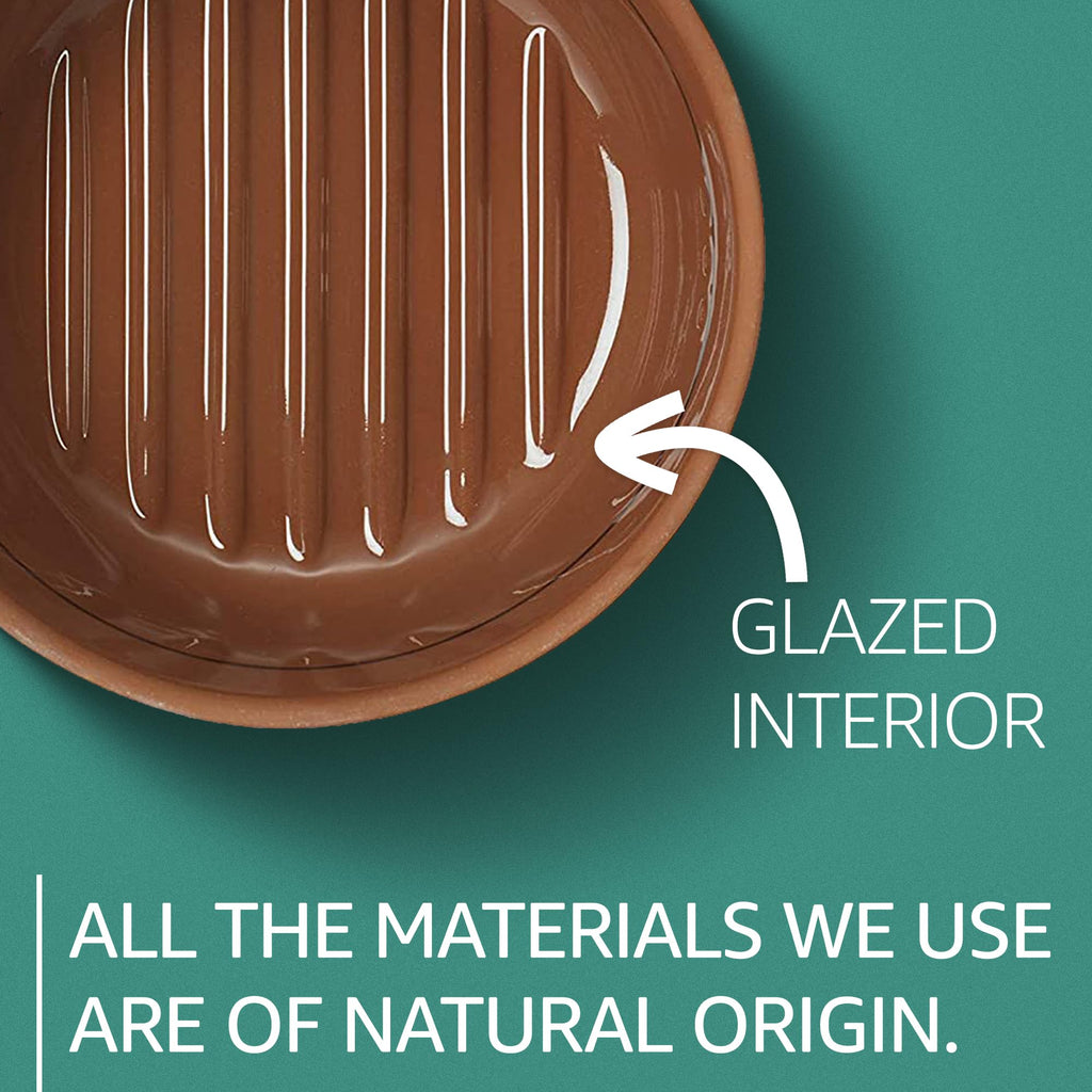 Round Ceramic | Ideal for Bread Storage, Fruits, Vegetables - Ø 11.8 Inch (30.0 cm)