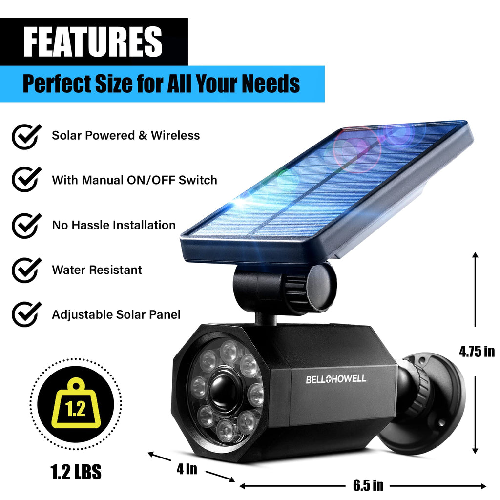 Bionic Spotlight LED Solar Lights Solar-Powered Spot Light with 25 Feet Motion Sensor Outdoor Waterproof Frost