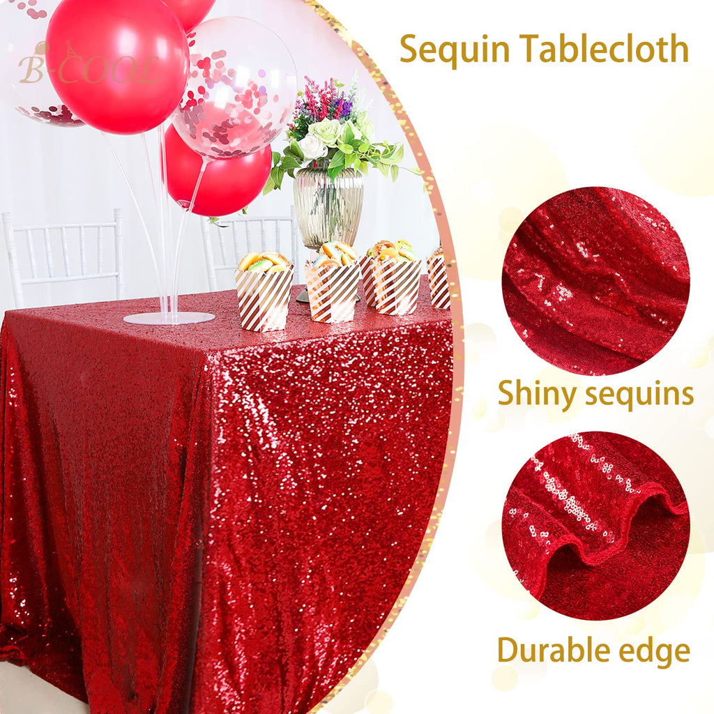 Sequin Tablecloth Red Sparkly Sequin Tablecloth Christmas Day