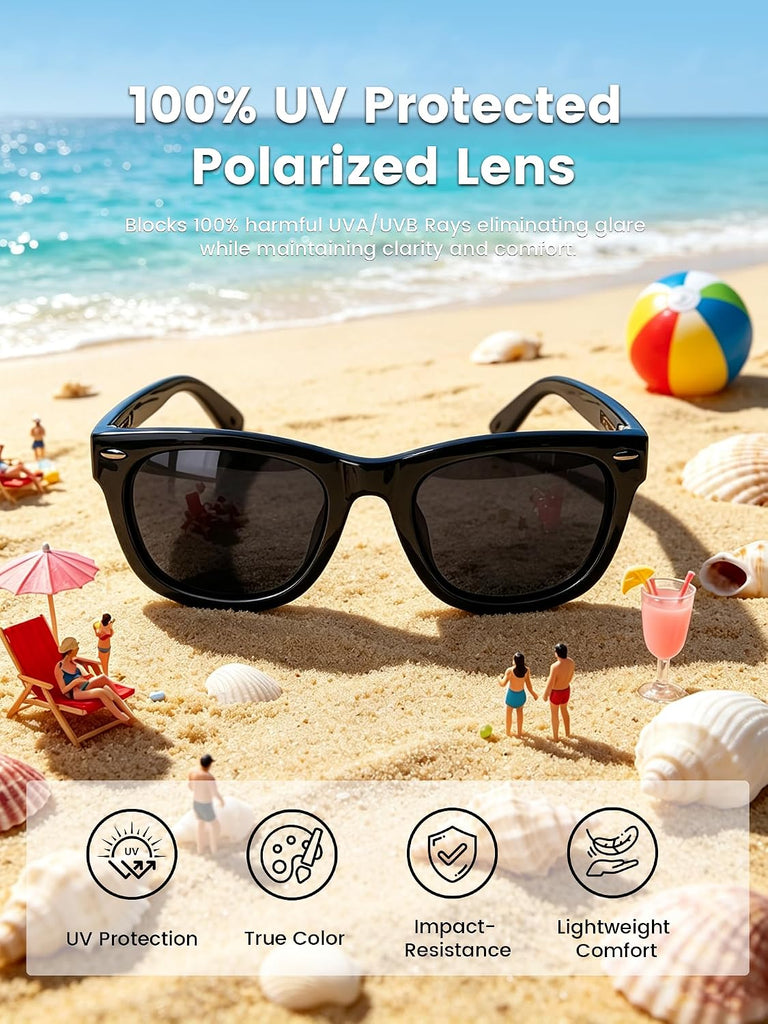 Kids Polarized Sunglasses for Boys Girls