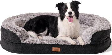 Large Dog Bed, Thickened Orthopedic Sofa Bed, Waterproof & Washable