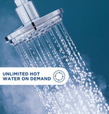 Appliances 18 kW, Large Tankless Electric Water Heater for Whole Home, Digital Touch Screen Temperature Control, 240v