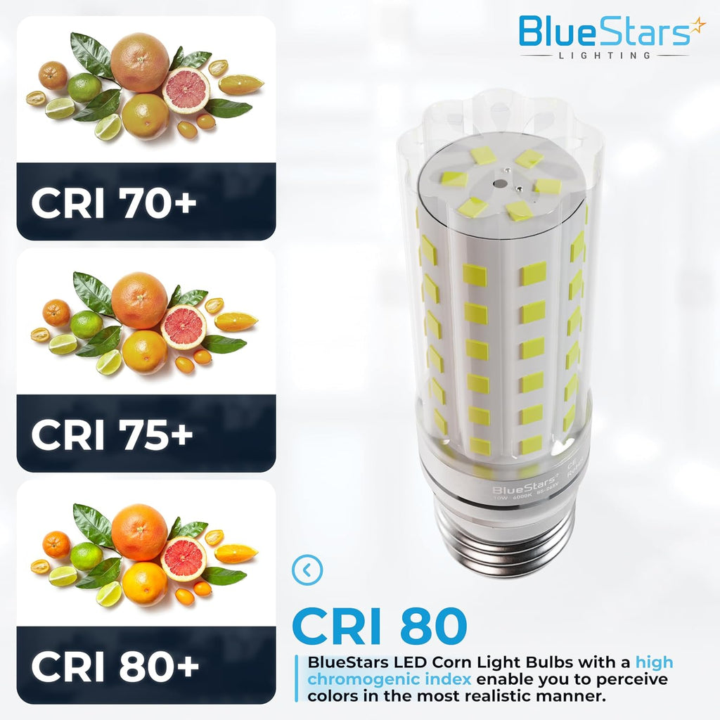 10W 100 Watt Equivalent LED Corn Light Bulbs E26/E27 Medium Base