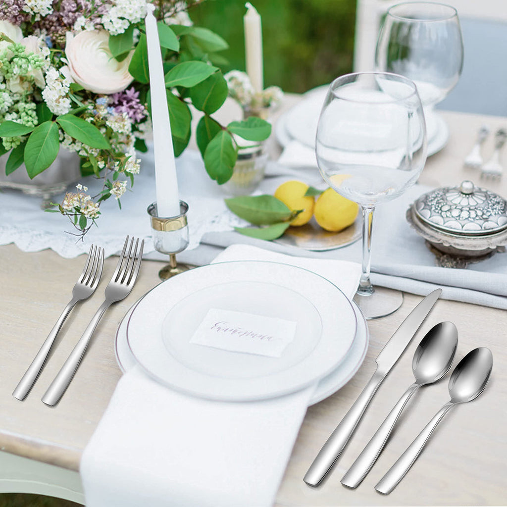 40-Piece 18/10 Stainless Steel Silverware Set for 8