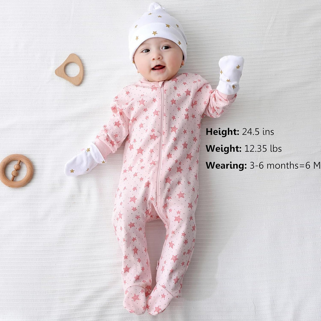 Baby way Zipper Romper Cotton One-piece Jumsuit pack