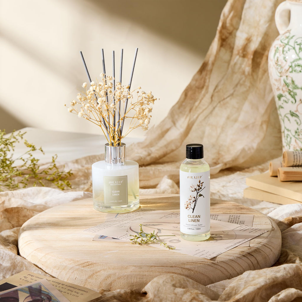 Reed Diffuser Oil Refill/Ocean Mist&Sea Salt/3.38 oz(100ml)/2 Pack/Scented Oil Refill for Reed Diffuser Home