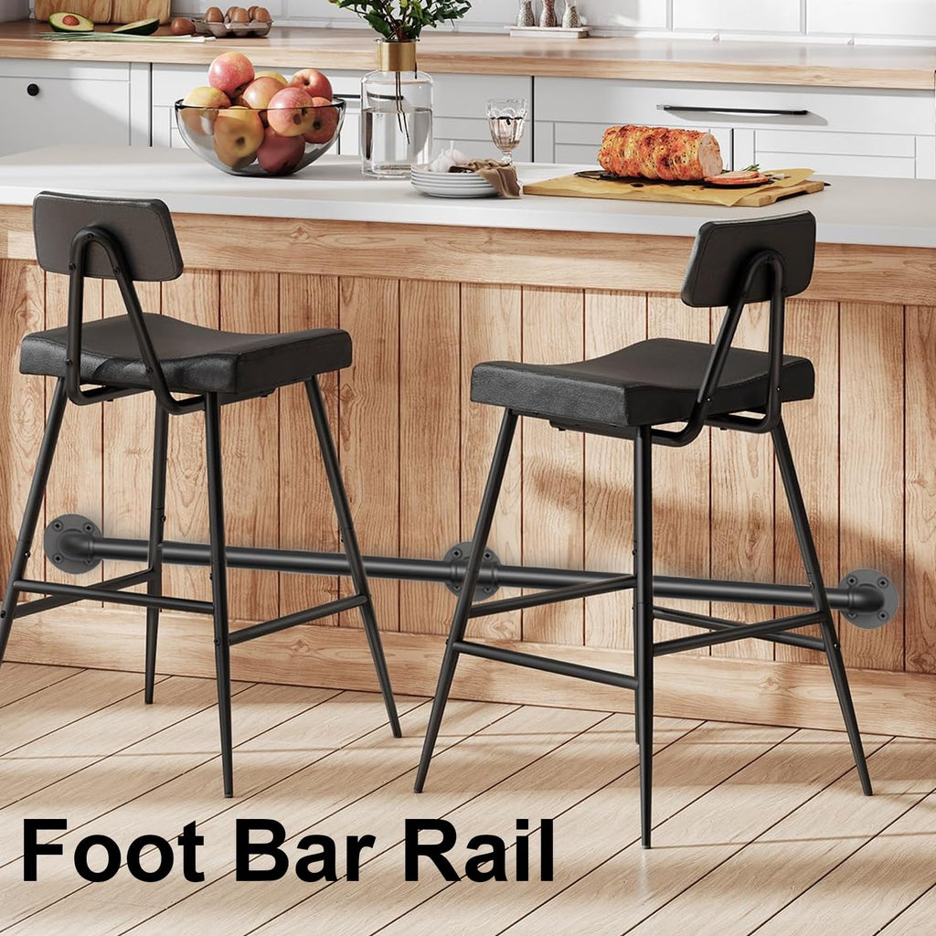 8FT Industrial Pipe Stair Railings Indoor | Casa Home Living