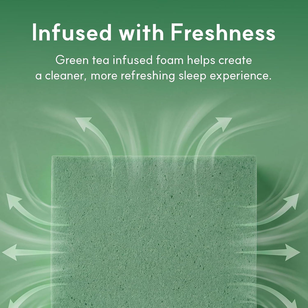 Queen Mattress, 10 Inch Queen Size Mattress, Basic Matcha Cooling Gel Memory Foam Mattress in a Box, Pressure Relief