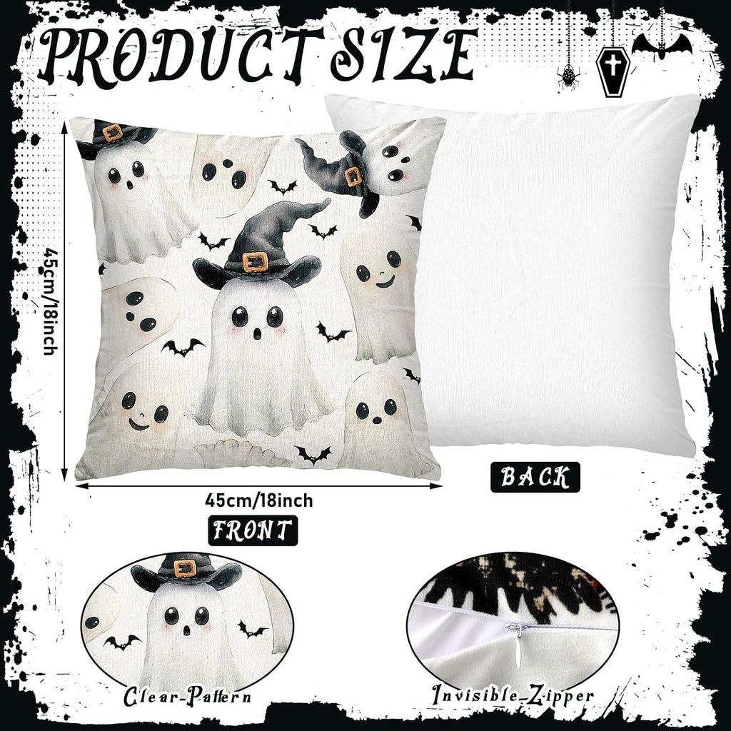 Holiday Pillow Covers 18 x 18 Summer Pillow Cover 4th of July Fall Pillowcase Decorative Seasonal Cushion Case - Set of 20