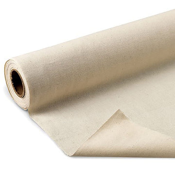 60" Wide 10 oz. Cotton Duck Canvas Fabric by The Yard, Natural.