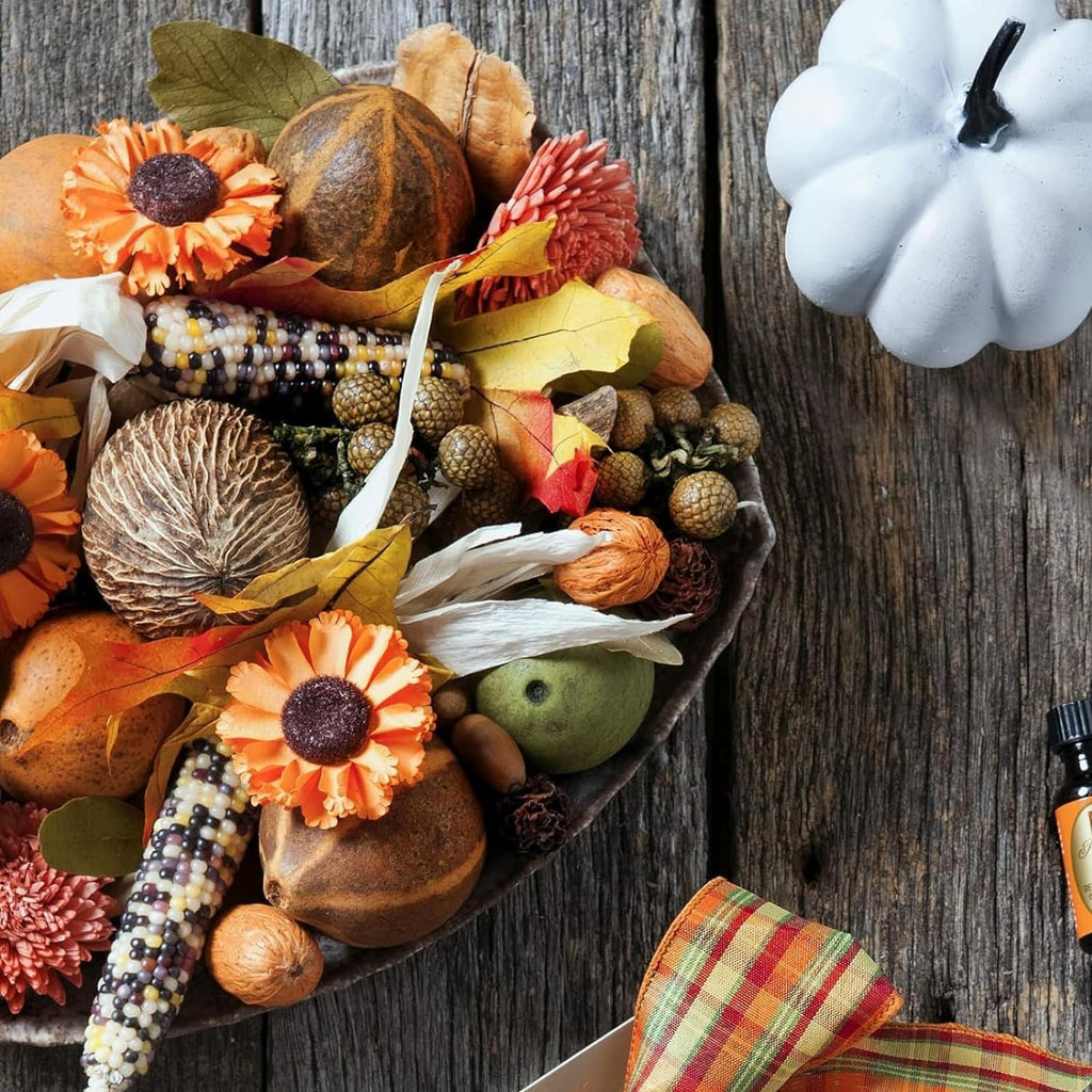 Reed Diffuser Set - Pumpkin Spice Notes of Maple, Pumpkin, Cinnamon, Clove, Nutmeg, Cherry, Balsam Aromatherapy