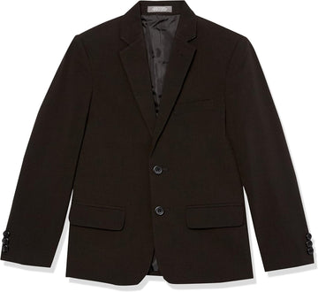 Boys' Adaptive Flex Stretch Suit Jacket, Faux Buttons & Velcro Closure