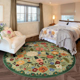 6ft Round Machine Washable Area Rug