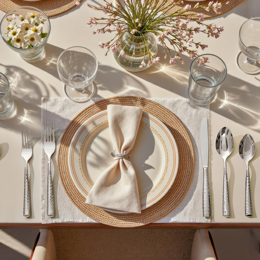 60-Piece Silverware Set, 18/10 Stainless Steel Flatware Set