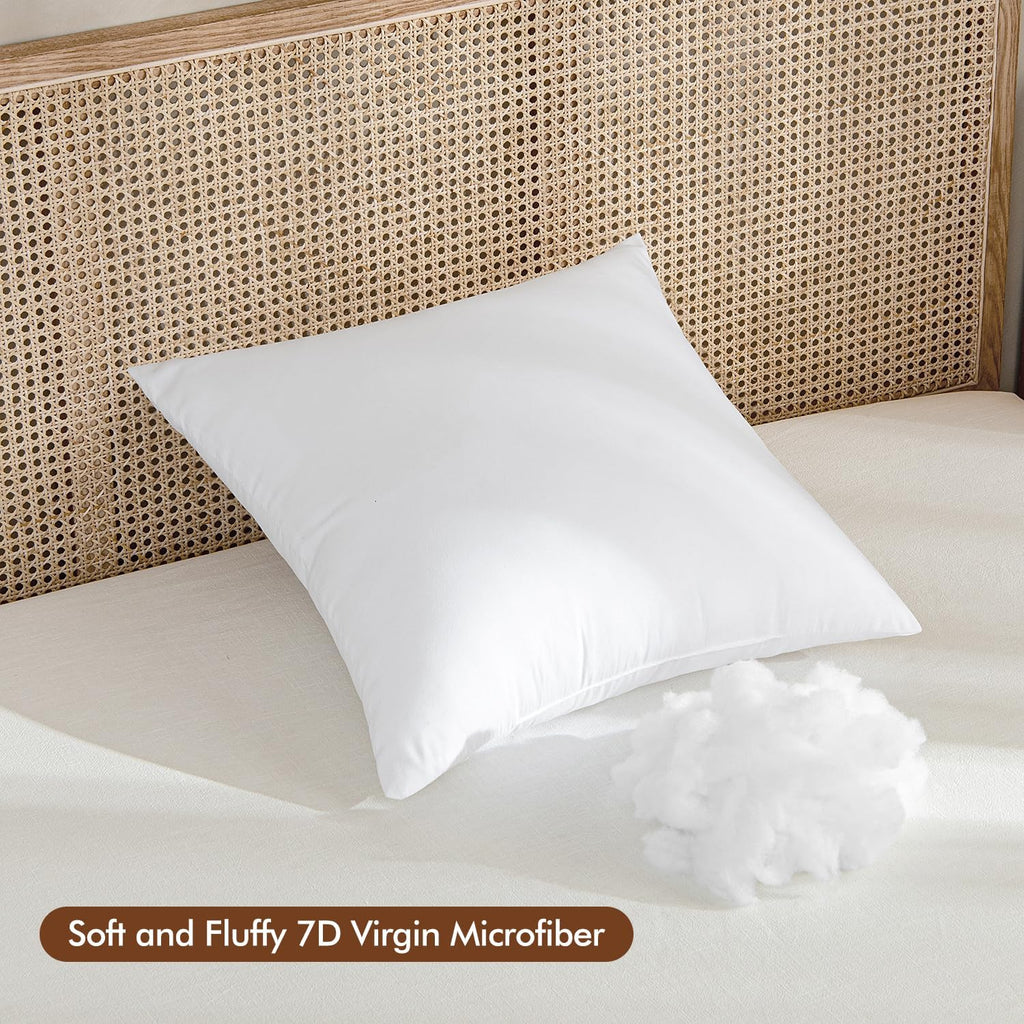 20x20 Pillow Insert, Premium Throw Pillow with Virgin Fiber Filling