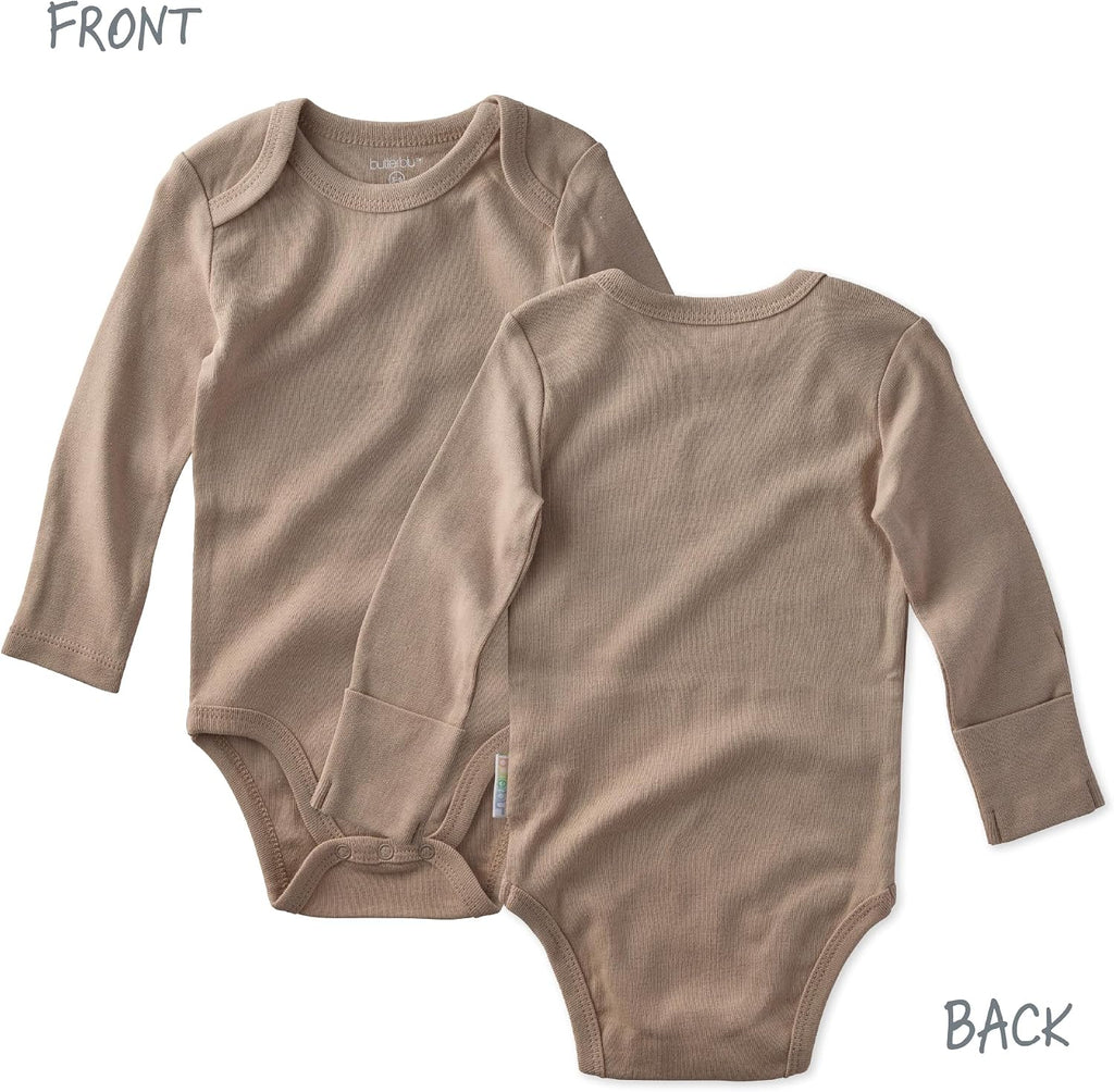 Blake Pack Long Sleeve Bodysuits 100% Organic Cotton, Unisex