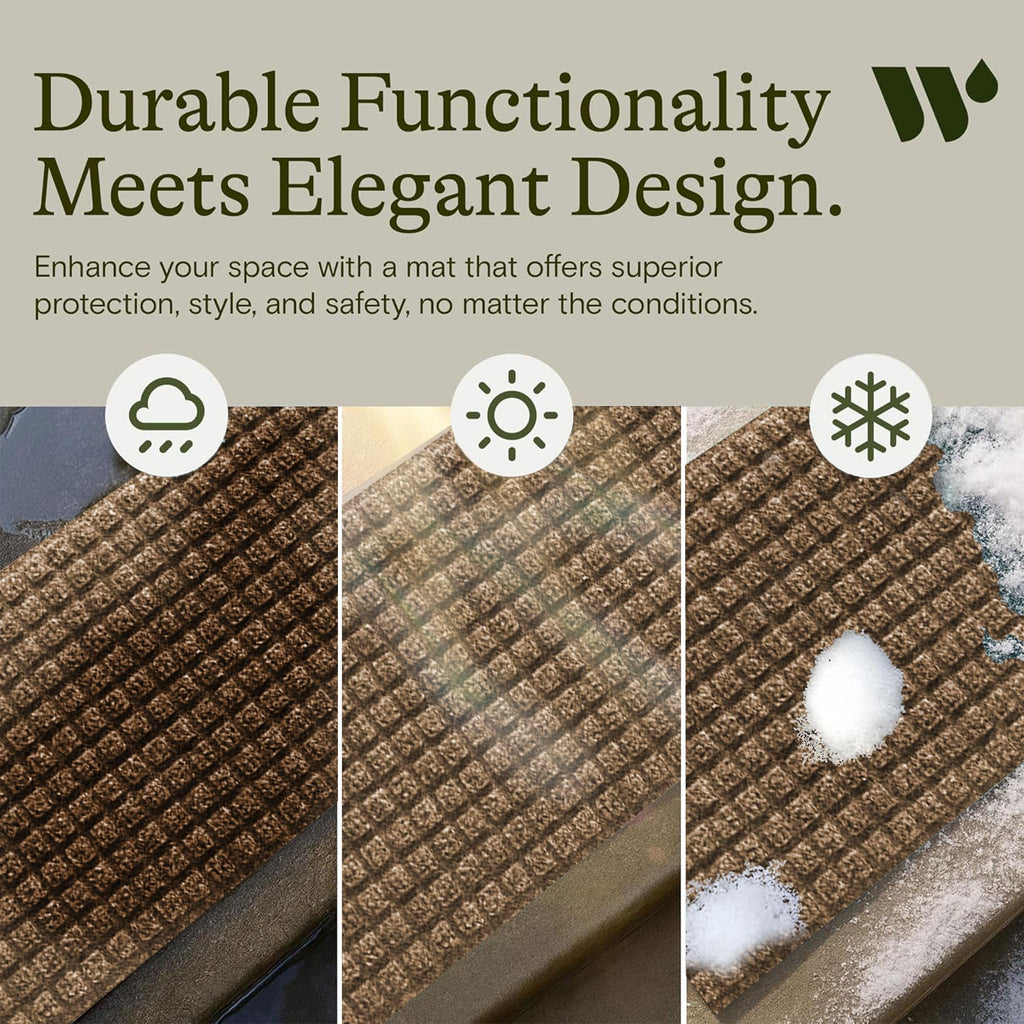 Squares Heavy Duty Stair Treads, 8.5"x30", Camel, 4 Pack
