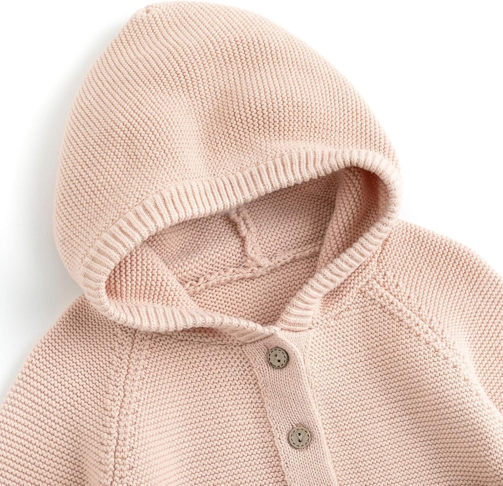 Toddler Girls Knit Hoodie Cardigan Sweater
