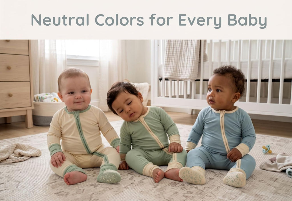 3 Packs Baby Footie Pajamas Viscose from Bamboo Sleepers