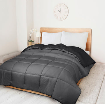California King Comforter - All Season Down Alternative Bedding Comforters - Quilted Comforter with Corner Tabs