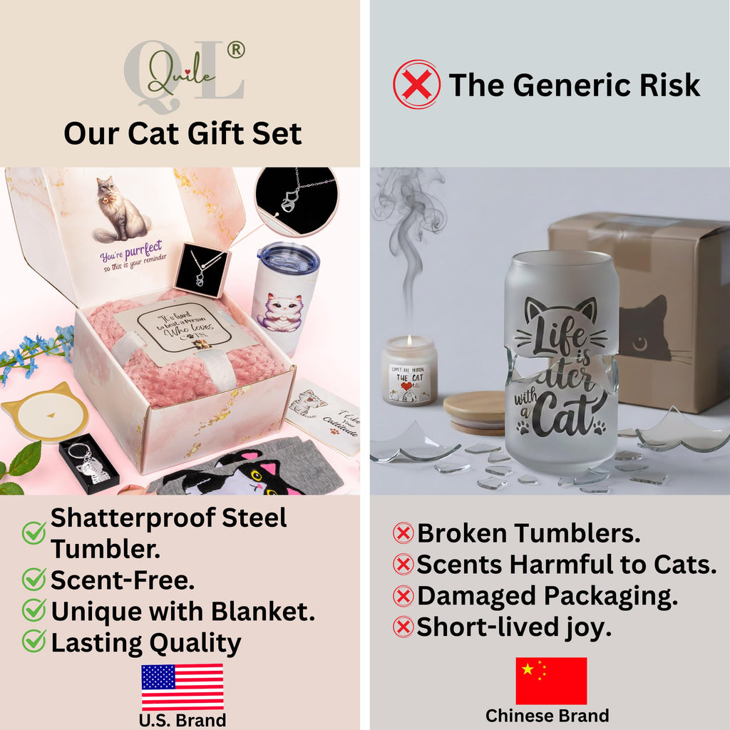 Luxury Cat Lover Gifts for Women, Cat Mom Gifts for Women, Crazy Cats Lady