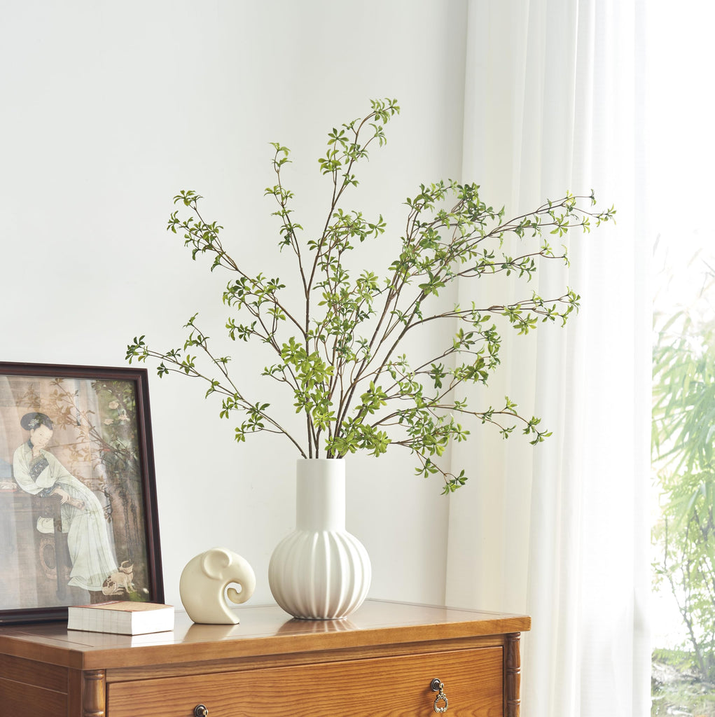 3 Pack 47 Inch Real Touch Faux Enkianthus Tall Branches