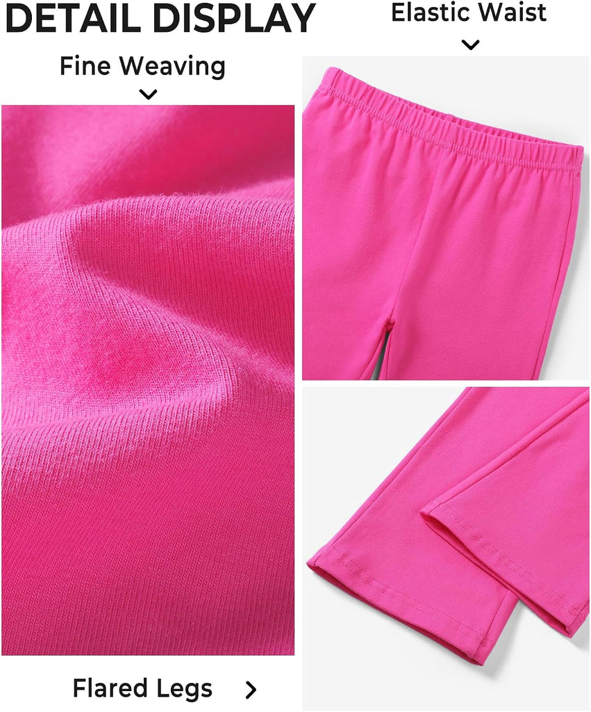 Girls Flare Leggings Kids Casual Bell Bottom Pants for Teen Girls