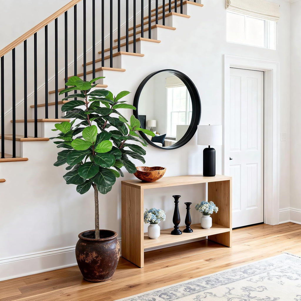 5Ft Artificial Fiddle Leaf Fig Tree Indoor Decor