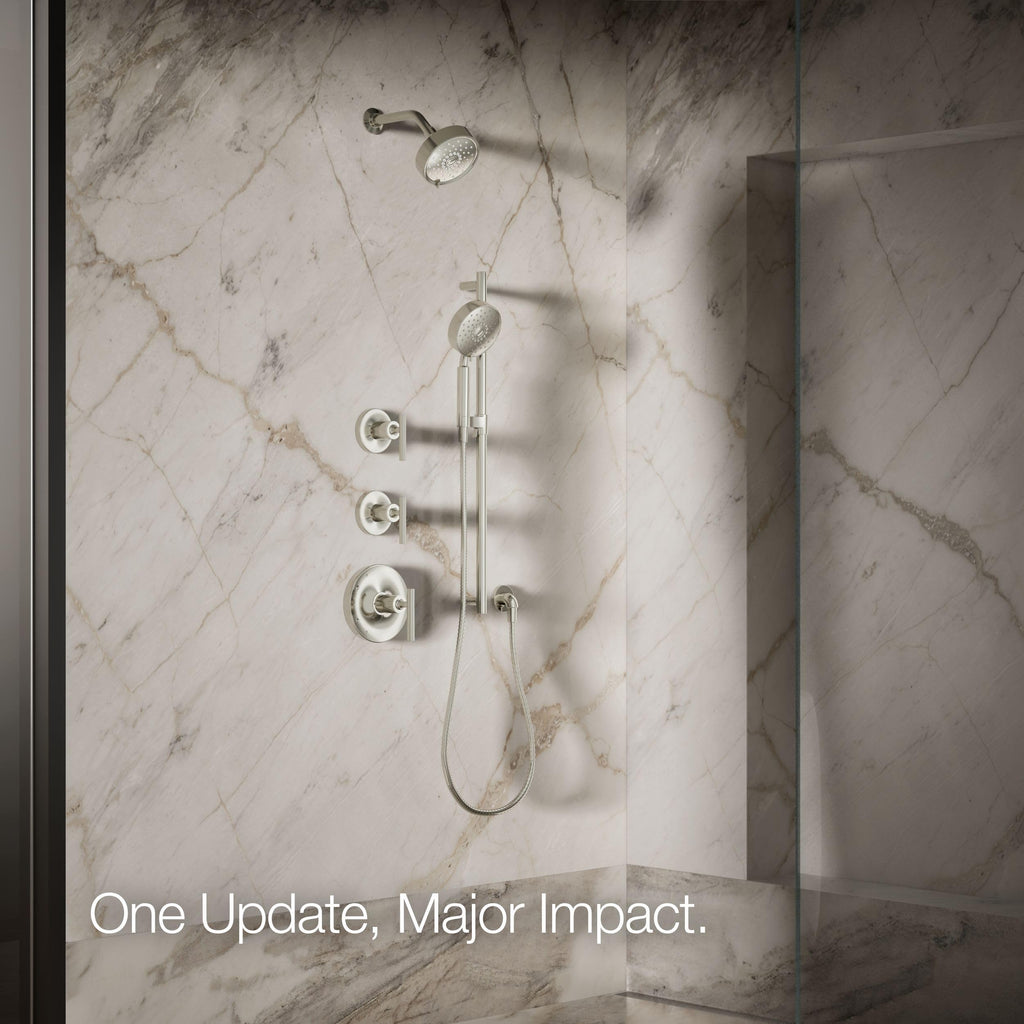 22170-SN Purist Three-function showerhead, 2.5 gpm, Vibrant Polished Nickel