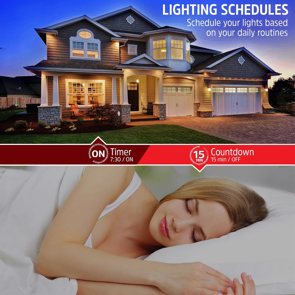 Smart Wi-Fi Dimmable Warm White LED Light Bulb, 1 Bulb, A19, E26, Mobile App Control, 9 Watt