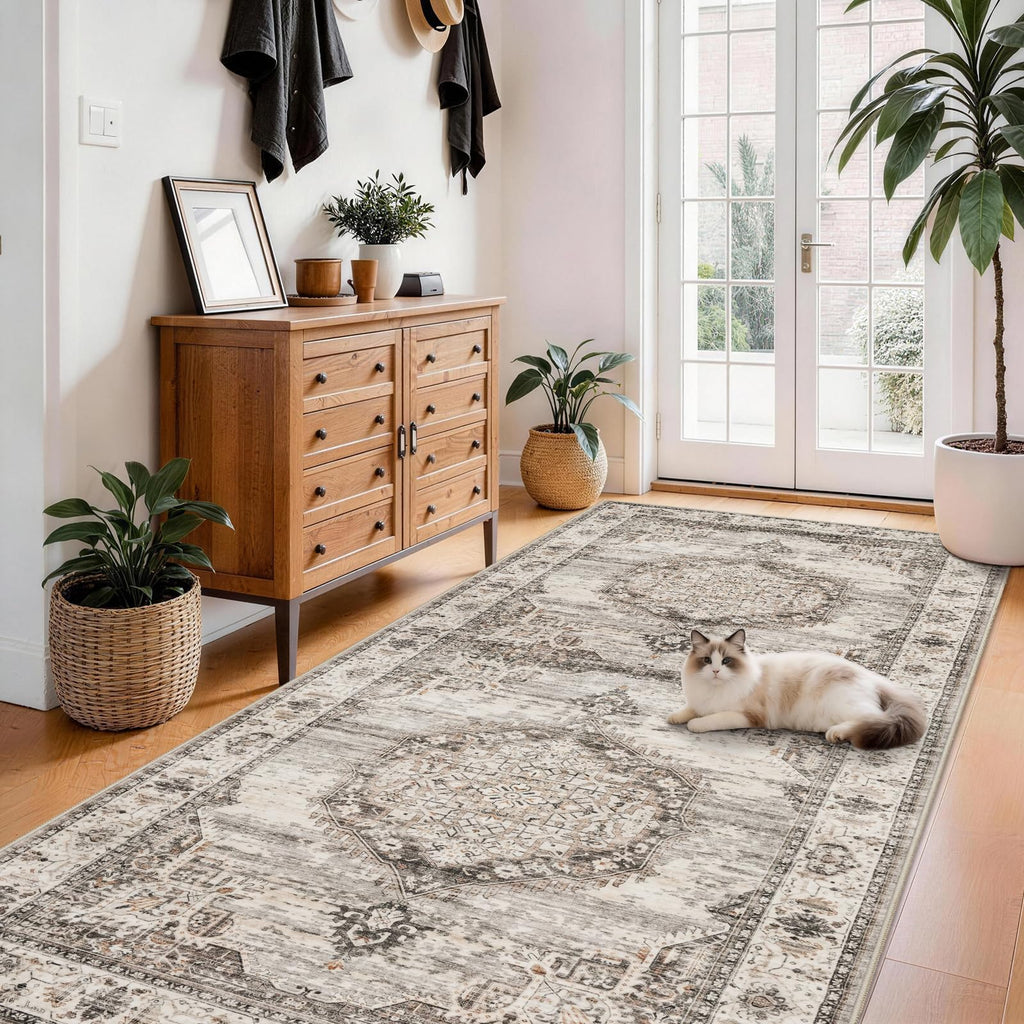 Washable Hallway Runner Rugs : Soft Ultra Thin Low Pile Carpet Machine Washable Indoor Lightweight Rug Runner Anti