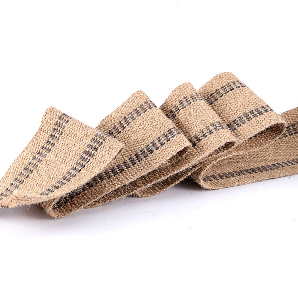 2.75 Inch x 33 Yard Upholstery Jute Webbing, 7cm x 30m Thickened